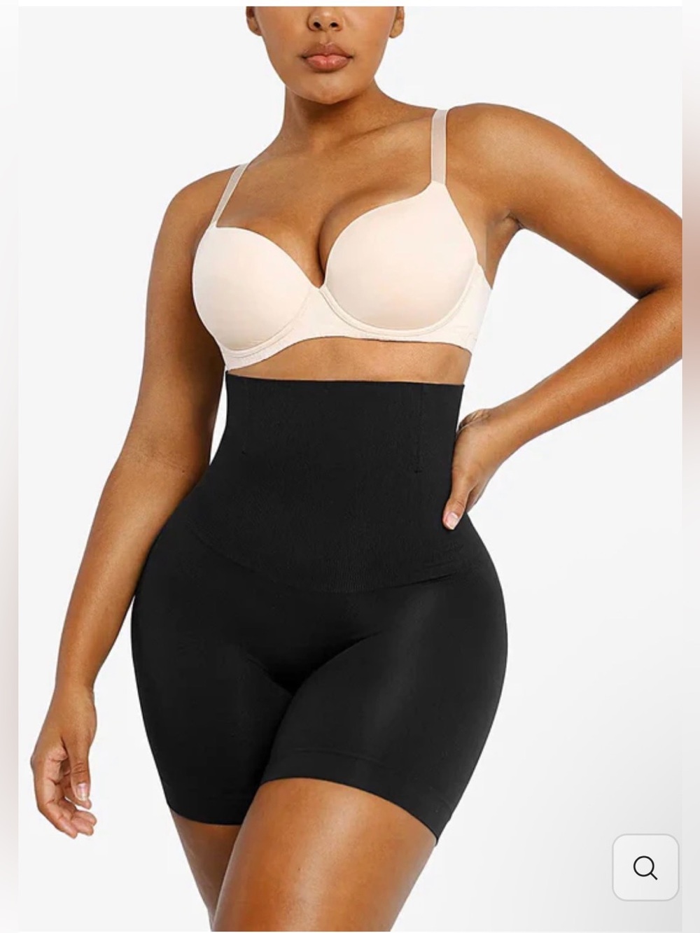 Shapellx High-Waist Black Shaping Shorts